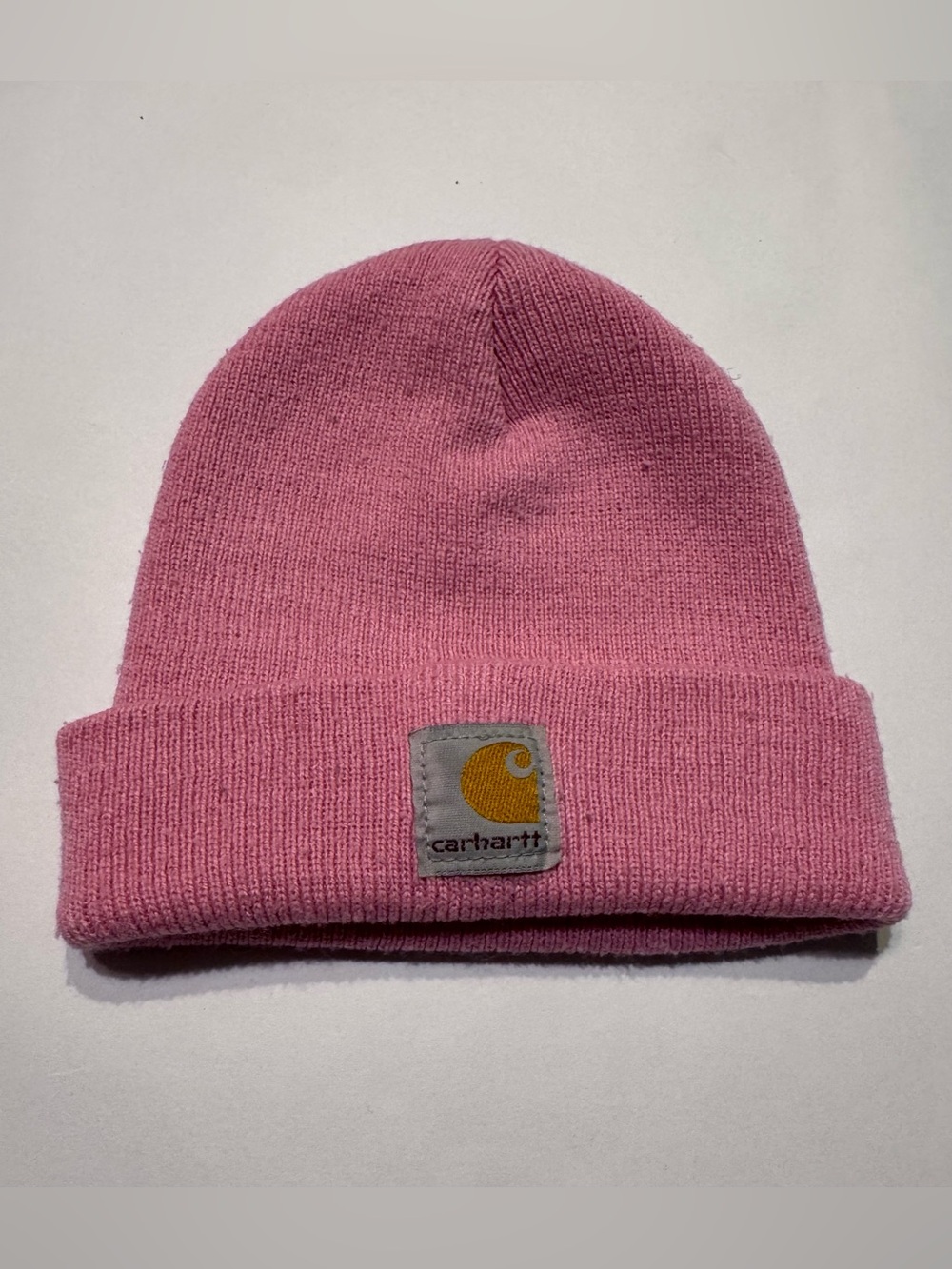 Carhartt Pink Knit Cuffed Beanie Toddler Girls One Size